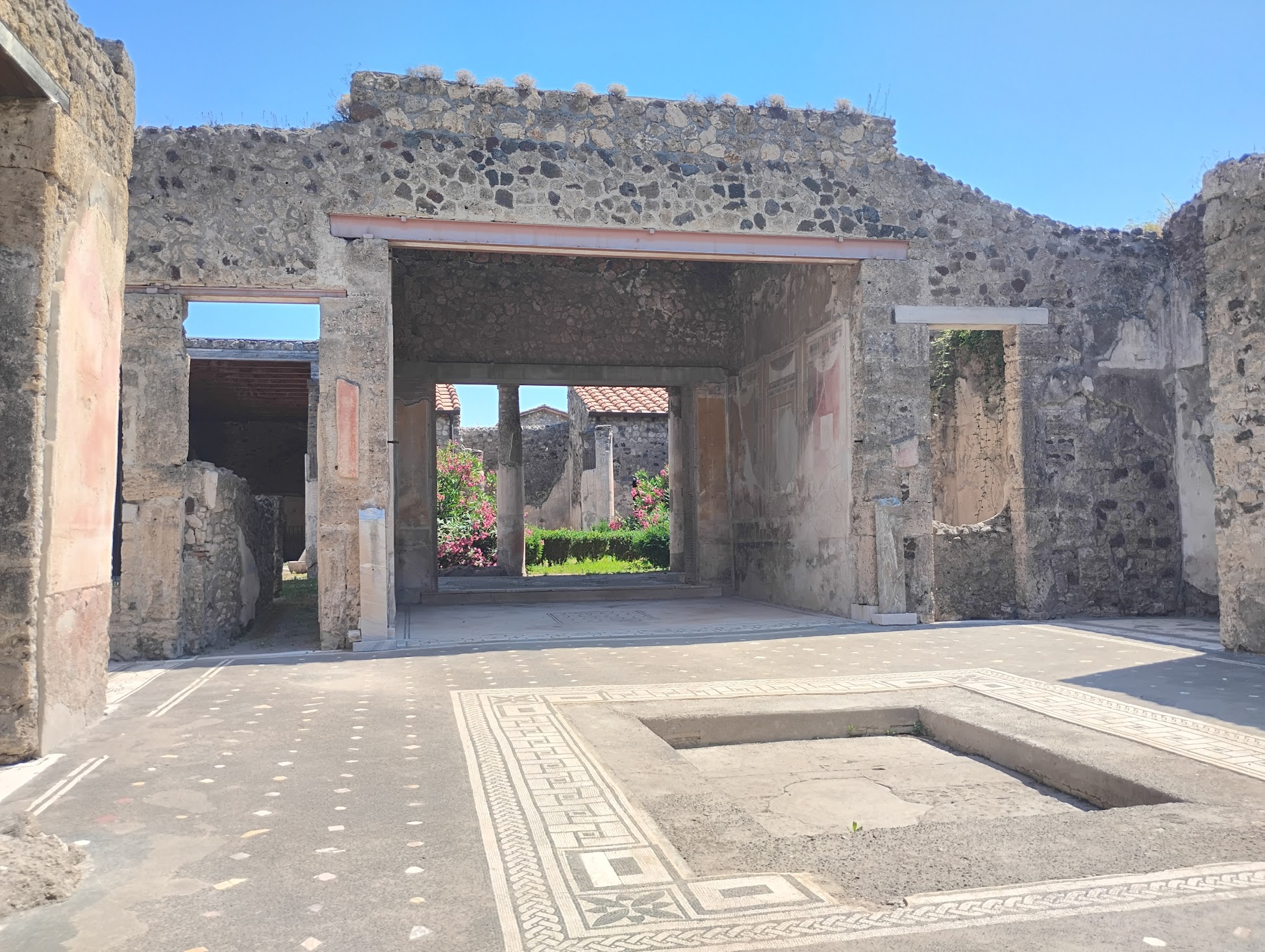 Atrium of the Casa di Cecilio Giocondo in Pompeii